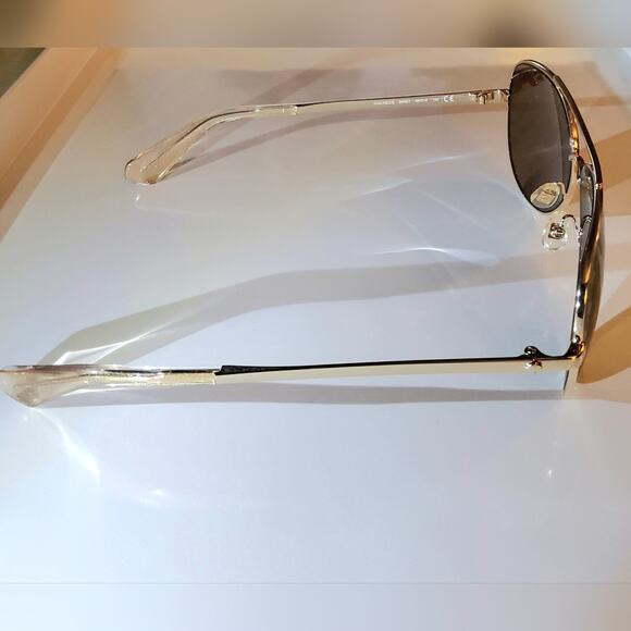 KATE SPADE PILOT SUNGLASSES 58 MM "AVALINE" WITH SPADE LOGO - Picture 2 of 6